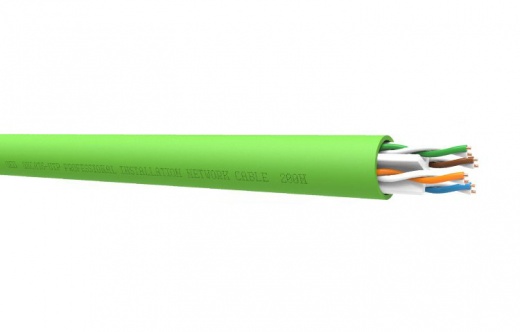 QED CAT6 PVC UTP Data Cable Green