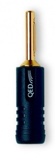 QED Airloc Plastic Banana Plug Black