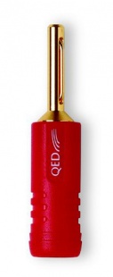 QED Airloc Plastic Banana Plug Red